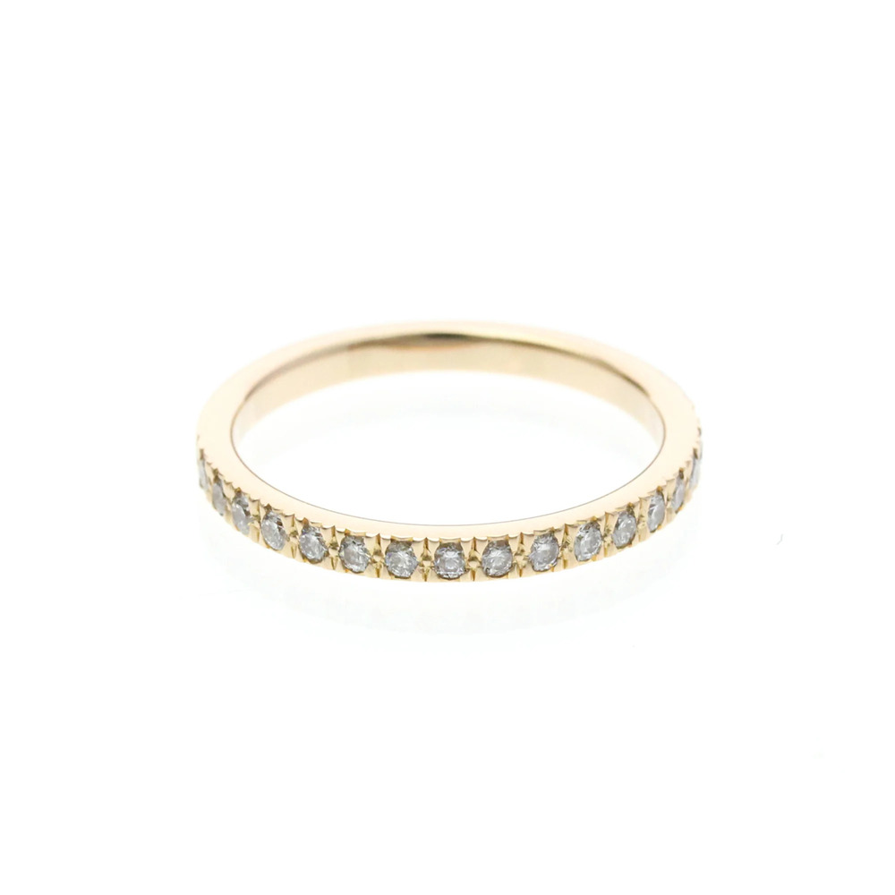 Tiffany Novoring Pink Gold (18K) Fashion Diamond Band Ring Pink Gold